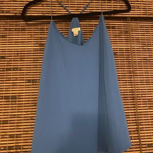 J Crew Blue Tank Top, Only worn a couple of times, Size 4
